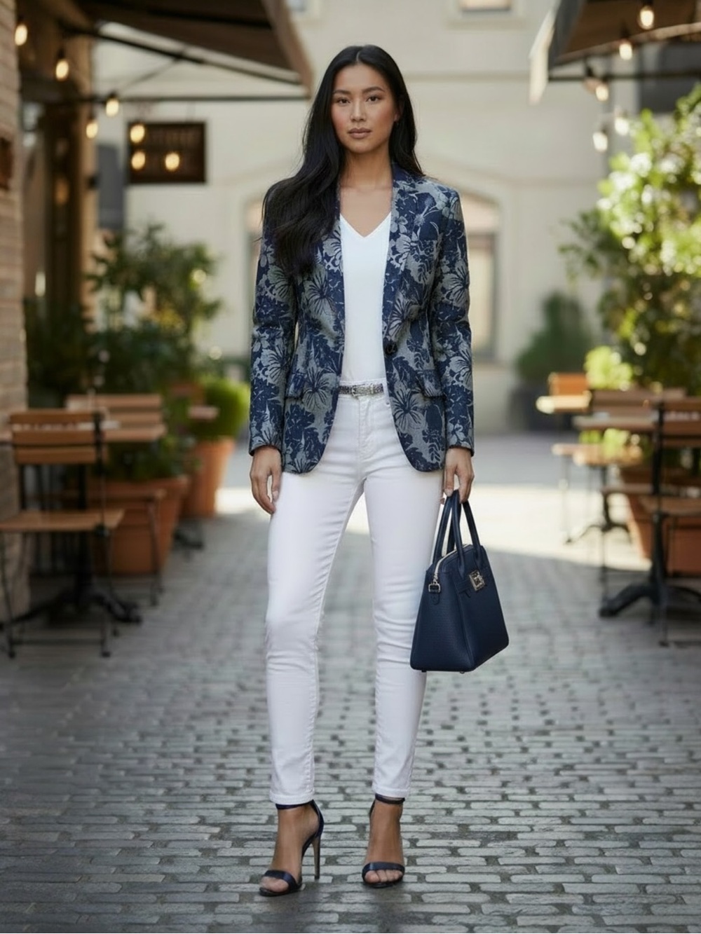 NWT Stella McCartney Floral Jacquard Blazer Size 36 $1495.00